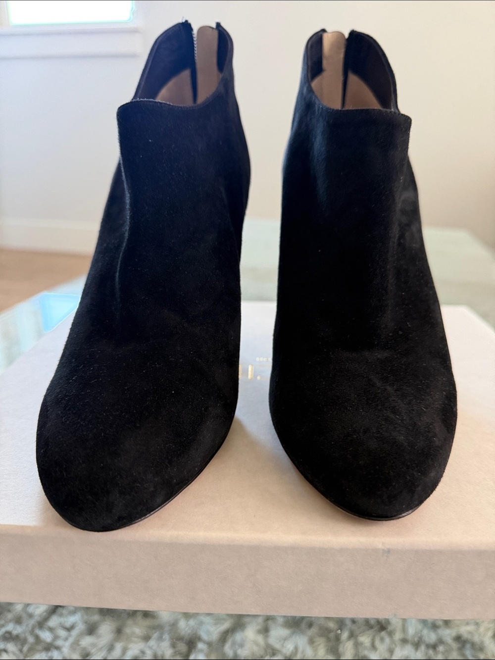 Jimmy Choo Black Suede Ankle Booties